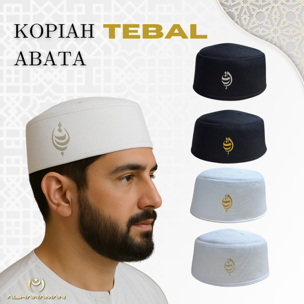 Kopiah Tebal Lembut Abata